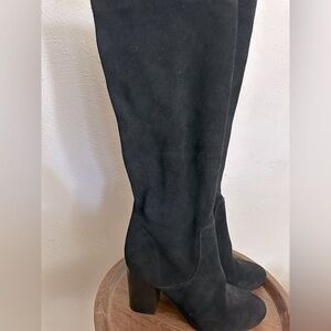 Michael Kors Leigh Suede Knee High Boots - 9